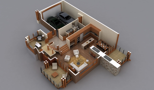 3 D Plan A
